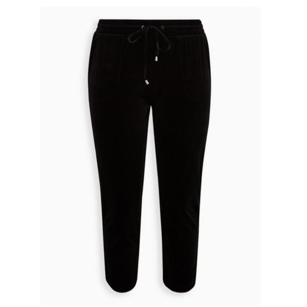NWT Torrid Pull-On Relaxed Taper Velvet High-Rise Pant 2x